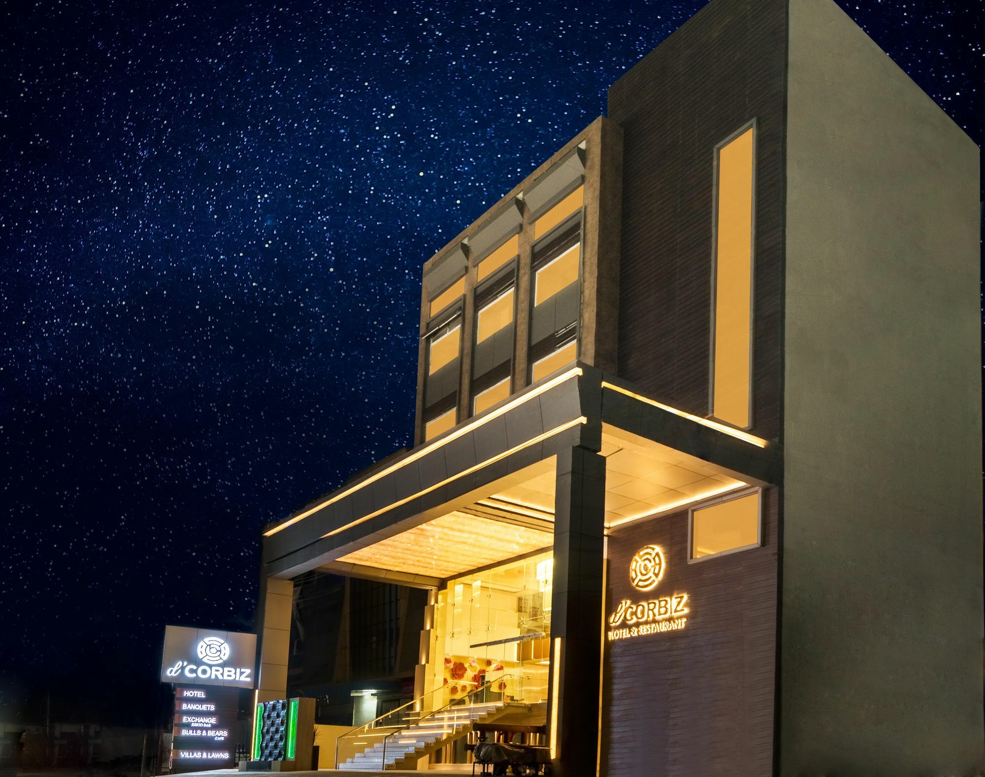 Hotel D'Corbiz Lucknow Exterior foto